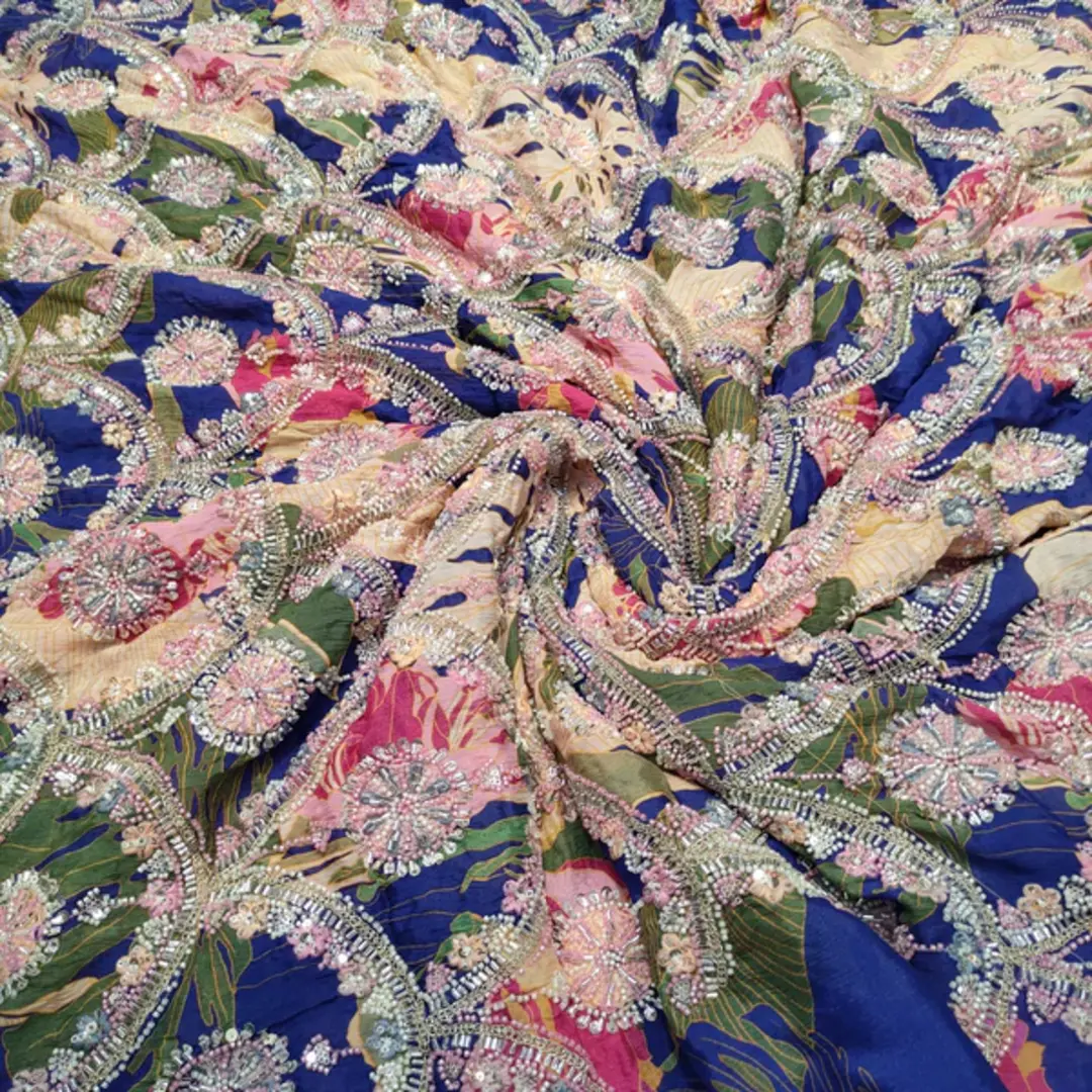 Premium Chinon Fabric for Kurti, Gown & Saree | Buy Chinon Fabric Online
